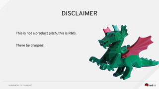 DISCLAIMER
This is not a product pitch, this is R&D.
There be dragons!
 