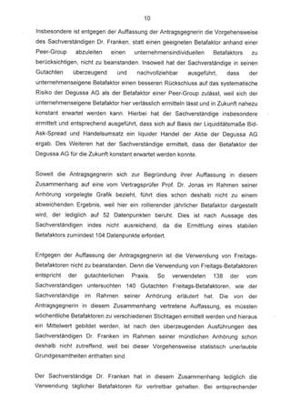 Squeeze-out Degussa AG