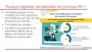 Pourquoi digitaliser, dématérialiser les processus RH ?
 
