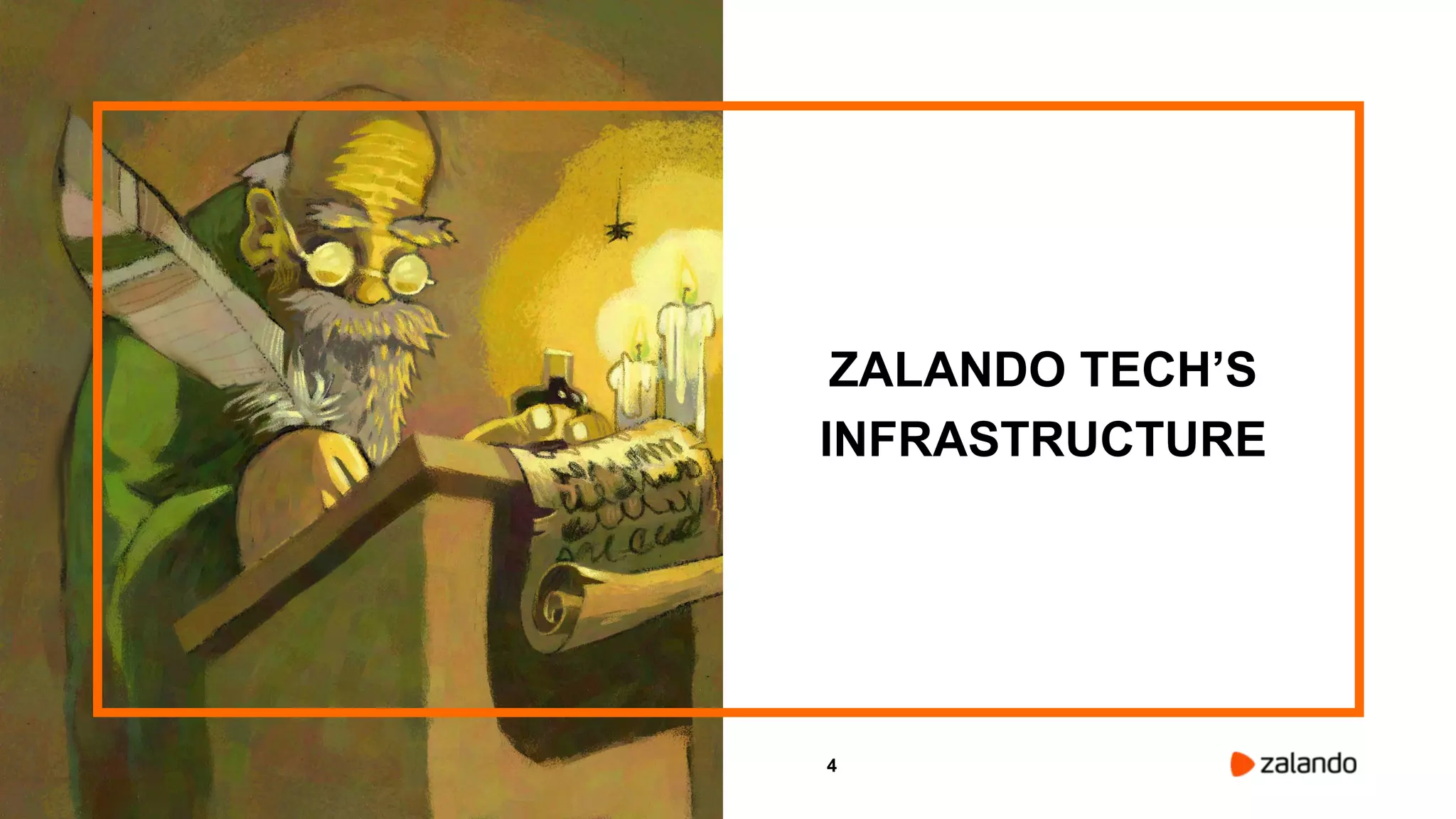 4
ZALANDO TECH’S
INFRASTRUCTURE
 