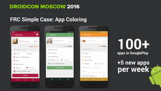 FRС Simple Case: App Coloring
100+apps in GooglePlay
+5 new apps
per week
 