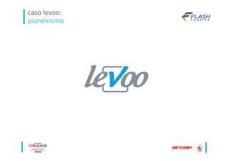 caso levoo:
pioneirismo
 