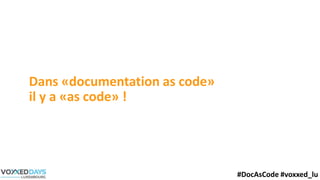 2017-06-22 Documentation as code | PDF