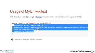 2017-06-22 Documentation as code | PDF