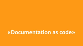 2017-06-22 Documentation as code | PDF