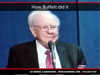 How Buffett did it
 