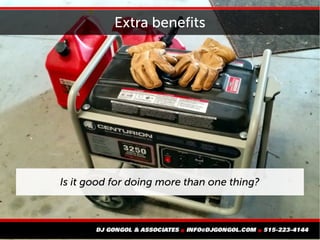 Extra benefits
Is it good for doing more than one thing?
 