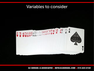 Variables to consider
 