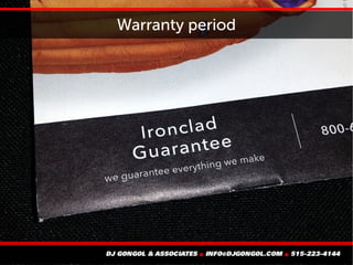 Warranty period
 