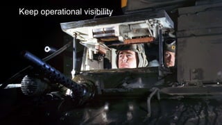 © 2017 VERACODE INC. 23
Keep operational visibility
 