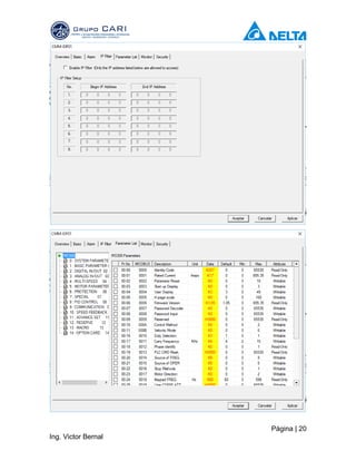 Página | 20
Ing. Victor Bernal
 