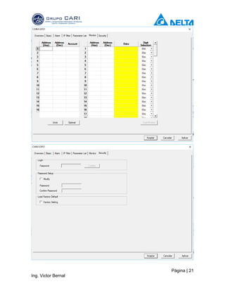 Página | 21
Ing. Victor Bernal
 