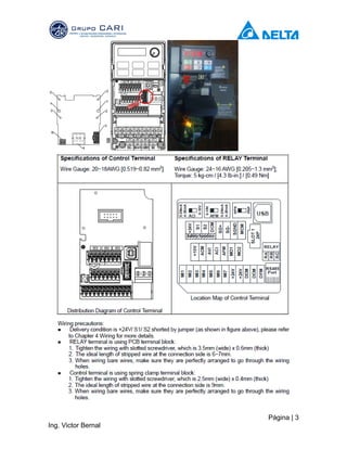 Página | 3
Ing. Victor Bernal
 