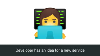Developer has an idea for a new service
 