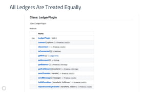 All Ledgers Are Treated Equally
 