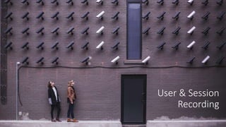 User & Session
Recording
 