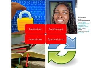 Photo by Adam
Jones,
adamjones.freeserver
s.com, Young
Woman (Adriana) at
Tourist Office -
Cachoeira - Bahia -
Brazil, unterer
BIldrand
weggeschnitten, CC
BY-SA 3.0
Datenschutz Erweiterungen
Lesezeichen Synchronisieren
 