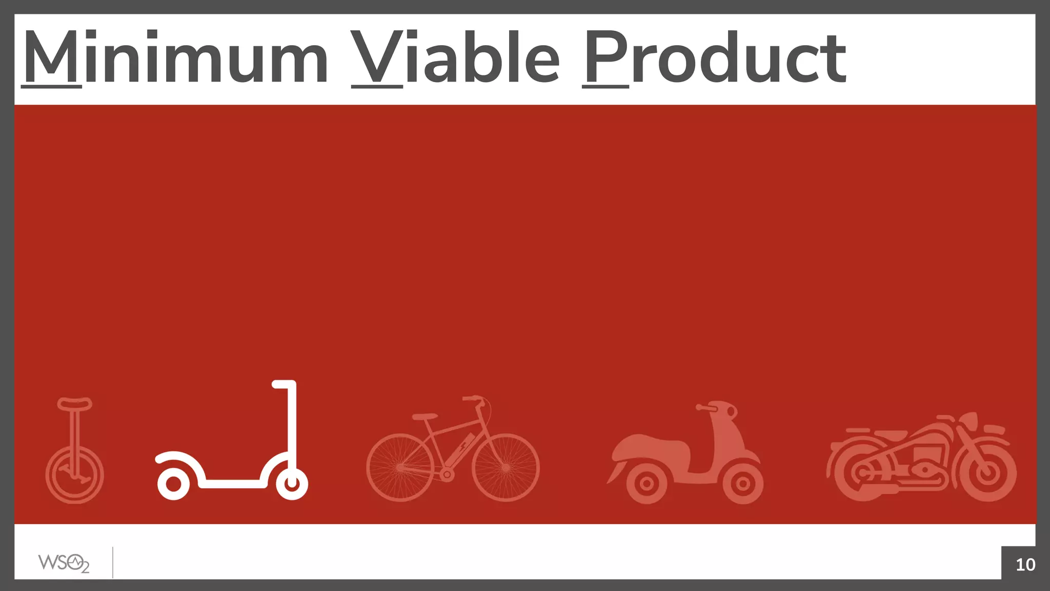 10
Minimum Viable Product
 