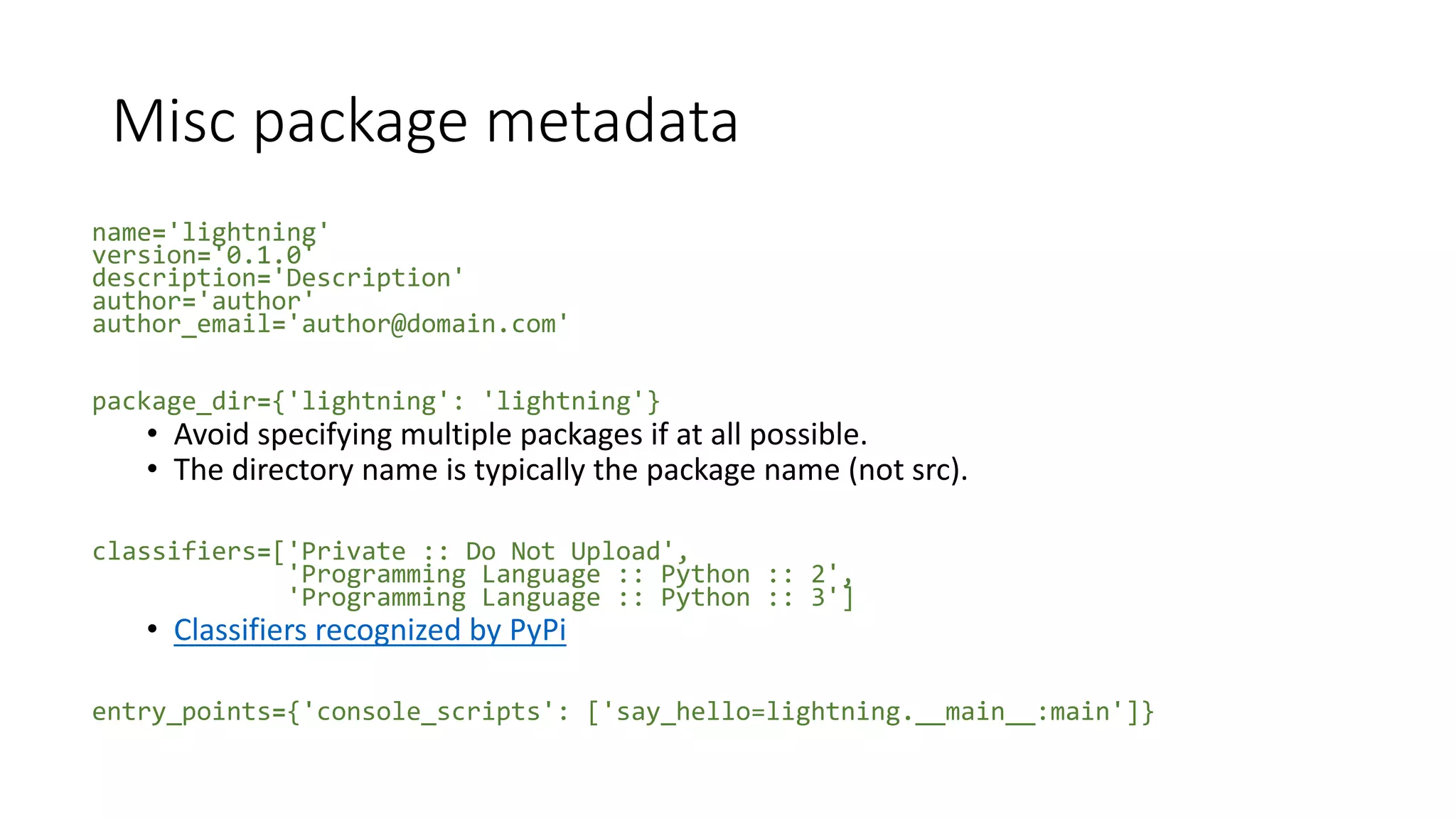 Python setup tools | PDF | Programming Languages | Computing