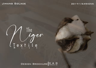 Textile
Design Brochure ARC510
 