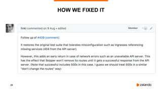 23
HOW WE FIXED IT
 