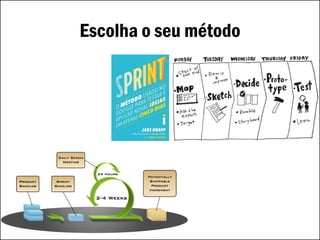 Escolha o seu método
 