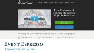 Event Espresso
https://eventespresso.com/
 