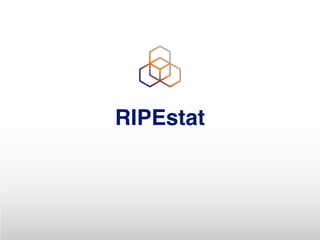 RIPEstat
 