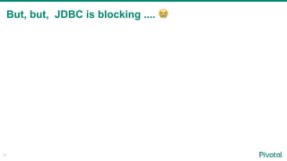 But, but, JDBC is blocking .... 😭
77
 