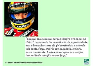 As Sete Chaves da Oração da Serenidade
 