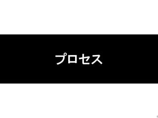 プロセス
4
 