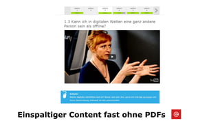 Wie alles begann...2005
Einspaltiger Content fast ohne PDFs
 