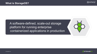 What is StorageOS?
© StorageOS Ltd.
@oicheryl
 