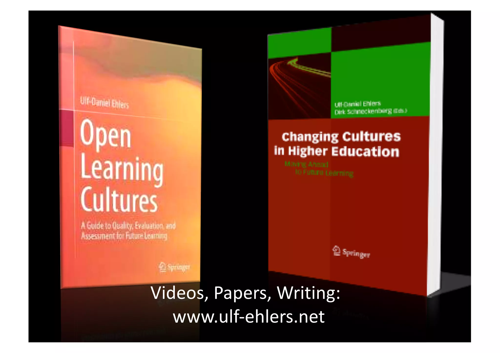 Videos, Papers, Writing:
www.ulf-ehlers.net
 