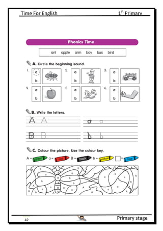 Time For English 1st
Primary
Primary stage42
 