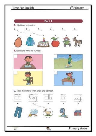 Time For English 1st
Primary
Primary stage132
 