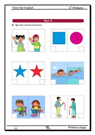 Time For English 1st
Primary
Primary stage130
 