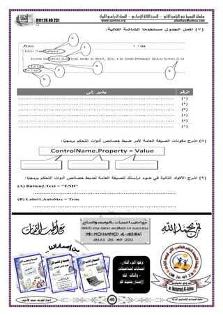 ‫ا‬ ‫ا‬  ‫ا‬ –‫ادي‬‫ا‬ ‫ا‬ –‫ول‬‫ا‬‫را‬‫ا‬ ‫ا‬
0111 26 49 231
40‫س‬‫ا‬  :‫ا‬ ‫اد‬‫إ‬ ‫ا‬‫ا‬  ‫ا‬ ‫ا‬ 
altokhey@yahoo.comwww.quesna.org
، ‫م‬‫ا‬ ‫ء‬‫ا‬ ‫ا‬
‫ت‬‫ا‬ ‫ت‬‫م‬‫ا‬
 ، ‫وا‬ +
‫ا‬  ‫ن‬‫ا‬
،،
 