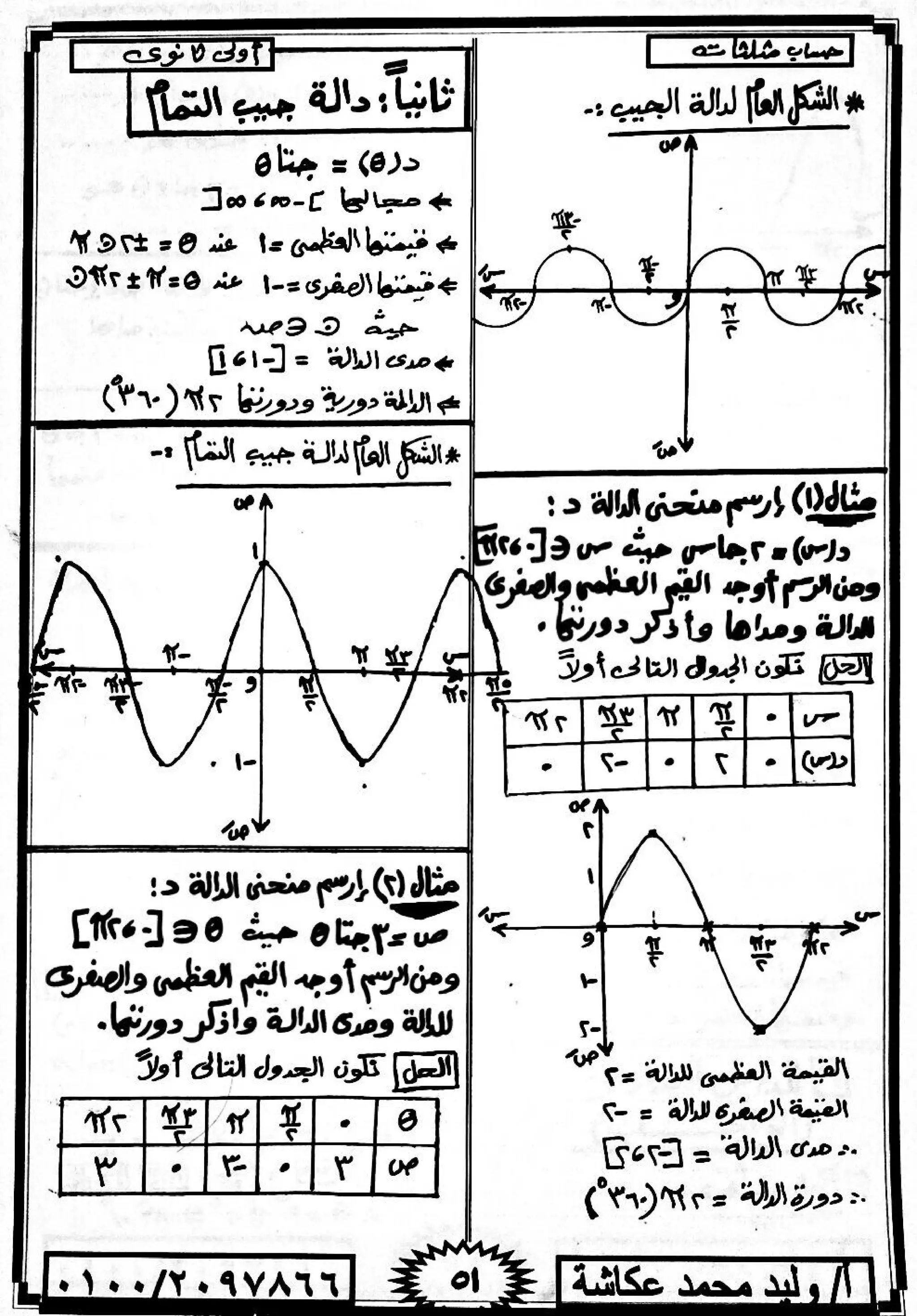رياضيات للصف الاول الثانوى الترم الاول 2017 - موقع ملزمتي