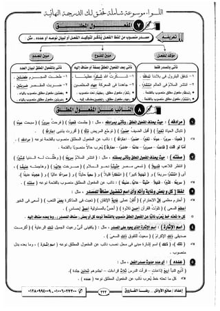 مذكرة رضا الفاروق في اللغة العربية للشهادة الثانوية 2017