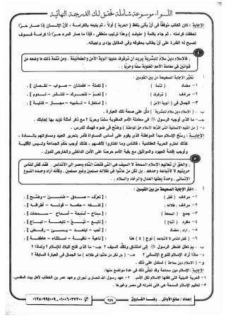 مذكرة رضا الفاروق في اللغة العربية للشهادة الثانوية 2017