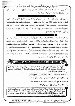 مذكرة رضا الفاروق في اللغة العربية للشهادة الثانوية 2017