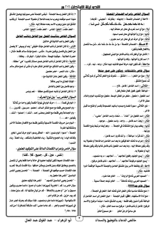 ‫والسداد‬ ‫بالتوفيق‬ ‫الدعاء‬ ‫خالص‬‫أ‬‫الزهراء‬ ‫بو‬–‫العال‬ ‫عبد‬ ‫القوى‬ ‫عبد‬ 3
‫املتصلة‬ ‫الضمائر‬ ‫بإعراب‬ ‫اخلاص‬ ‫السؤال‬
-:‫املتصلة‬‫ائر‬ ‫الض‬‫أن‬‫الحظ‬‫جامهته‬-‫جمرته‬ ‫م‬-‫أعجبين‬-)‫قاملك‬
‫نــا‬ ‫نــي‬ ، ‫ـكن‬ ‫ـكم‬ ‫ـكما‬ ِ‫ك‬‫ـ‬ َ‫ك‬‫ـ‬ ، ‫ـهن‬ ‫ـهم‬ ‫ـهما‬ ‫ها‬ ‫ـه‬.)
:‫أتال‬‫تعر‬‫اسم‬‫أي‬‫مك‬‫ه‬ ‫إل‬‫مضاف‬‫جر‬‫حمل‬‫يف‬‫ب‬.
:‫ا‬ ‫ثان‬‫نصب‬‫حمل‬‫يف‬‫تأخواتها‬‫إن‬‫مك‬‫امسها‬.
:‫ثالثا‬‫برتح‬‫اسم‬‫جر‬‫حمل‬‫يف‬‫جر‬‫حرف‬‫أي‬‫مك‬.
-:‫تتصـل‬‫ــــا‬‫تـن‬‫ـ‬ ‫ـتم‬ ‫ا‬ ‫ـت‬ ِ‫ت‬‫ـ‬ َ‫ت‬‫ـ‬ ُ‫ت‬‫ـ‬ َ‫ن‬‫ـ‬ ‫ـوا‬ :‫املتصـلة‬‫ائر‬ ‫الضـ‬
‫تتجمون‬‫فقط‬ ‫ماألفعا‬:
1‫جهو‬ ‫لل‬‫املبين‬‫مك‬‫فاعل‬‫تنائب‬‫تام‬‫فعل‬‫أي‬‫مك‬‫فاعل‬).
2‫تأخواتها‬‫تماد‬،‫تأخواتها‬‫مان‬‫اسم‬).
:‫مالحظة‬...‫مره‬،‫نبه‬،‫تجه‬: ‫مثا‬‫دا‬ ‫ج‬‫فانتبه‬‫ا‬ ‫أصل‬‫حرفا‬ ‫اهلا‬‫تجمون‬‫قد‬
‫منها‬ ‫صور‬ ‫عل‬ ‫ويكون‬ : ‫تقات‬ ‫بامل‬ ‫خاص‬ ‫سؤال‬
:‫أتال‬‫ثالثـي‬‫غـري‬‫أت‬‫ثالثـي‬‫عل‬ ‫ال‬‫نوع‬‫نتعرف‬...‫املشتق‬)... ‫عل‬ ‫ال‬‫من‬ ‫صغ‬
‫املشتق‬‫نصوغ‬‫ثم‬.
-:‫الثالثي‬.... ‫فاع‬،‫فاعل‬)‫اعل‬ ‫ال‬‫اسم‬
-)‫فعل‬ ‫عا‬ ‫م‬ ‫فعا‬ ‫فعو‬ ‫ل‬ ‫فع‬ ‫املبالغة‬
‫تالـالم‬‫الـوات‬‫تشديد‬‫مك‬ ‫عو‬ ‫،م‬‫الوسط‬‫املعتل‬‫من‬‫عل‬ ‫م‬، ‫عو‬ ‫م‬ : ‫عو‬ ‫امل‬‫اسم‬
‫اآلخر‬‫معتل‬.)
-‫قبـل‬‫مـا‬ ‫فـت‬‫أت‬‫تمسـر‬‫ومة‬ ‫املضـ‬‫م‬ ‫مـامل‬‫ا‬ ‫مبـدت‬‫املضـاحع‬‫صوحة‬:‫الثالثي‬‫غري‬
‫اآلخر‬.
: ‫املثا‬‫ع‬ ‫امل‬‫اسم‬‫أضا‬"‫من‬ ‫و‬‫مضي‬"‫اعل‬ ‫ال‬‫تاسم‬ ‫ُضا‬‫ـ‬‫م‬..."".
: ‫املثا‬‫موجود‬.. ‫عو‬ ‫م‬‫تاسم‬،‫تاجد‬...‫فاعل‬‫اسم‬)ُ‫د‬ِ‫ج‬َ‫ي‬.
:‫ا‬ ‫ثان‬‫ـة‬ ‫الجمل‬‫منوع‬‫مرتبط‬‫أيضا‬‫تهو‬: ..‫لة‬ ‫اجل‬‫يف‬‫املشتقام‬‫نوع‬‫ان‬ ‫م‬‫يطلب‬
‫تتزنها‬.
: ‫مثا‬)‫فاعل‬‫اسم‬ ‫قاح‬‫أنت‬‫ت‬،)‫مبالغة‬ ‫ّا‬‫ر‬‫ق‬‫أنت‬.
:‫ثالثا‬‫إع‬‫مـه‬‫عـوال‬ ‫م‬‫أت‬‫فـاعال‬‫إمـا‬‫اعـل‬ ‫ال‬‫اسم‬‫معد‬‫ما‬‫جمون‬ ‫ف‬‫خط‬‫حتته‬‫ما‬‫راب‬
‫مضـافا‬‫يجمون‬‫تقد‬‫غالبا‬‫فاعل‬‫نائب‬ ‫عو‬ ‫امل‬‫اسم‬‫معد‬‫تما‬،‫ه‬ ‫إل‬‫مضافا‬‫يجمون‬‫تقد‬
.‫مه‬‫عوال‬ ‫م‬‫أت‬‫ه‬ ‫إل‬
: ‫املثا‬‫منصوب‬‫مه‬‫م‬:‫أعالمهم‬..."‫أعالمهم‬‫حافعحب‬‫اجلنود‬‫"يسري‬.
-...."‫أعالمهم‬‫مرفوعة‬‫اجلنود‬‫"يسري‬‫مرفوع‬‫فاعل‬‫نائب‬:‫أعالمهم‬.
‫قد‬:‫الحظ‬‫خـربا‬‫الواقعـة‬‫ـة‬ ‫االمس‬‫لـة‬ ‫تاجل‬‫العامـل‬‫املشـتق‬‫مـحب‬‫األمـر‬‫خيتلط‬
‫فانتبه‬.: ‫مثا‬
-"‫الرايام‬‫شامخ‬‫العرمي‬‫ود‬ ‫الص‬"...‫رد‬ ‫م‬‫هنا‬‫اخلرب‬.
-..."‫شاخمة‬‫حاياته‬‫العرمي‬‫ود‬ ‫الص‬"‫ة‬ ‫امس‬‫مجلة‬‫نوعه‬‫اخلرب‬.
‫جدااااااا‬ ‫هام‬ ‫سؤال‬‫ا‬:
1)‫لة‬ ‫اجل‬‫يف‬‫عل‬ ‫ال‬ ‫خط‬‫حتته‬‫الذي‬‫عل‬ ‫ال‬‫مجمان‬‫مناسبا‬‫مشتقا‬‫ضك‬).
-‫هام‬ ‫االسـت‬‫أداة‬‫ضك‬‫ـل‬‫ه‬‫لـة‬ ‫اجل‬‫قبـل‬)-‫أت‬‫اعـل‬ ‫ال‬‫اسـم‬‫إىل‬‫عـل‬ ‫ال‬ ‫حـو‬
‫فقـط‬‫حفعـا‬‫منـون‬‫نجمـرة‬‫املبالغة‬-‫تاالسـم‬ ‫مرفـوع‬‫مبتـدأ‬:‫ـا‬ ‫دائ‬‫املشـتق‬‫يعـرب‬
‫اخلرب‬‫مسد‬‫سد‬‫مرفوع‬ )‫فاعل‬‫نائب‬‫أت‬‫فاعل‬ ‫املرفوع‬.‫مثا‬:
َ‫رب‬‫اخل‬ُ‫ل‬‫الرج‬ٌ‫ك‬‫سام‬‫هل‬-ُ‫رب‬‫اخل‬ٌ‫ع‬‫و‬ ‫مس‬‫هل‬
2‫لـة‬ ‫اجل‬‫تسـط‬‫عـل‬ ‫ال‬‫مان‬‫إذا‬)-‫املشـتق‬ ‫تحيـو‬‫صـوحتها‬‫علـى‬‫لـة‬ ‫اجل‬‫تبقـى‬
‫منون‬‫ا‬‫فـاعال‬‫معـده‬‫مـا‬‫تيعـرب‬‫موقعـه‬‫حسب‬‫عـوال‬ ‫م‬‫أت‬‫يجمتـب‬‫أت‬ ‫لـة‬ ‫اجل‬‫حسـب‬
‫من‬‫غري‬‫املشتق‬‫ه‬ ‫إل‬‫مضافا‬‫معده‬‫االسم‬‫تيعرب‬‫ون‬.: ‫مثا‬
-ِّ‫مقد‬ُ‫م‬‫العل‬ٌ‫م‬َ‫ك‬ ‫الن‬‫للناس‬ )-ُ‫م‬‫مقد‬ُ‫م‬‫العل‬ِ‫ك‬ ‫الن‬‫للناس‬ ).
‫الفاعل‬ ‫ونائب‬ ‫الفاعل‬ ‫مع‬ ‫الفعل‬ ‫بتأنيث‬ ‫اخلاص‬ ‫السؤال‬
-‫حالتحب‬‫يف‬‫و‬ ‫التأن‬‫تاجب‬‫عل‬ ‫ال‬‫يجمون‬
:‫األتىل‬‫صـل‬ ‫ي‬‫ال‬"" ‫يبـ‬‫أت‬‫يلـد‬"‫قي‬ ‫حق‬‫مؤنو‬‫اعل‬ ‫ال‬‫نائب‬‫أت‬‫اعل‬ ‫ال‬‫مان‬‫إذا‬
،‫مثنـى‬،‫ـردة‬ ‫م‬‫تيجمـون‬‫فاصـل‬‫مأي‬‫عل‬ ‫ال‬‫عن‬: ‫مثـا‬ ‫فقـط‬ ‫سـا‬‫مؤنـو‬‫مجـك‬
‫تهجمذا‬..‫البقرام‬،‫البقرة‬‫ماتت‬،‫لة‬ ‫امله‬‫عوقبت‬، ‫الطالبة‬‫حضرم‬.
:‫ة‬ ‫الثان‬‫مطلقا‬"‫هي‬"‫تقديره‬‫مسترت‬‫ري‬ ‫ض‬‫اعل‬ ‫ال‬‫نائب‬‫أت‬‫اعل‬ ‫ال‬‫مان‬‫إذا‬.
-‫سا‬‫مذمر‬‫مجك‬‫أت‬‫مثنى‬‫أت‬‫رد‬ ‫م‬‫املذمر‬‫اعل‬ ‫ال‬‫مك‬‫التذمري‬‫تاجب‬‫عل‬ ‫ال‬‫يجمون‬
.‫النصر‬ ‫جا‬: ‫مثا‬-‫ون‬ ‫معل‬‫حضر‬
‫الثالثة‬-:‫مك‬‫و‬ ‫التأن‬‫جائز‬‫عل‬ ‫ال‬‫يجمون‬
-‫عاقال‬‫س‬ ‫ل‬‫ما‬‫اجملازي‬‫املؤنو‬
-‫اعل‬ ‫تال‬‫عل‬ ‫ال‬‫محب‬‫فاصل‬‫تجود‬
3‫مج‬‫نائبه‬‫أت‬‫اعل‬ ‫ال‬‫مان‬‫إذا‬)‫مطلقا‬‫تجمسري‬‫ك‬-‫تمئس‬‫نعم‬
‫ا‬‫نوع‬ ‫ب‬"‫بننن‬‫اخلاص‬‫السؤال‬‫حلرف‬:
1‫ثالثة‬‫من‬‫تاحدا‬‫يجمون‬‫ة‬ ‫الجمل‬‫نهاية‬‫يف‬‫الوات‬‫حرف‬:)... ‫ة‬ ‫مل‬‫يف‬‫الوات‬)
-‫ك‬ ‫اجل‬‫تات‬...‫قادحتن‬،‫مدحسون‬،‫و‬ ‫معل‬ ‫السا‬‫املذمر‬‫مجك‬‫مك‬‫فقط‬‫تهي‬)
-،‫أنـتم‬=‫لـوا‬ ‫اع‬ )‫أنـتم‬،‫هـم‬ ‫مبعنـى‬‫عـل‬ ‫ال‬‫مـك‬‫فقـط‬‫تهي‬‫اعة‬ ‫اجل‬‫تات‬
)...‫هم‬=‫يقولون‬
-‫ـرتف‬‫ـ‬‫ح‬‫ـن‬‫ـ‬‫م‬‫ـوات‬‫ـ‬‫ال‬‫ـر‬‫ـ‬‫اآلخ‬‫ـة‬‫ـ‬‫معتل‬ ‫ـا‬‫ـ‬‫األفع‬‫ـك‬‫ـ‬‫م‬‫ـط‬‫ـ‬‫فق‬‫ـون‬‫ـ‬‫تتجم‬‫ة‬ ‫ـل‬‫ـ‬‫األص‬‫ـة‬‫ـ‬ ‫الجمل‬
‫ردة‬ ‫امل‬‫تمشتقاتها‬
‫اهلل‬)‫ري‬ ‫ض‬‫الوات‬ ‫ادعوا‬":‫لة‬ ‫اجل‬-‫للخري‬)‫أصلي‬‫حرف‬‫الوات‬ ‫يدعو‬‫العاقل‬
‫يـا‬،‫العلـة‬ ‫يـا‬،‫تاملـتجملم‬‫املخاطبـة‬ ‫يـا‬،‫ة‬ ‫تالتثن‬‫ك‬ ‫اجل‬ ‫يا‬ ‫ا‬ ‫ال‬‫تمذلك‬
)‫النسب‬
‫الدا‬‫الكلمات‬‫بإعراب‬‫خاص‬‫سؤال‬‫ااعنوي‬‫التوكيد‬‫على‬‫لة‬:
‫ك‬ ‫مج‬،‫مل‬،‫عحب‬ ،‫س‬ ‫ن‬)‫ملنا‬،‫مال‬.
-‫تتصـل‬‫أن‬‫تهي‬‫فقط‬‫تاحدة‬‫حالة‬‫يف‬‫معنويا‬‫دا‬ ‫توم‬‫تجمون‬‫عا‬ ‫مج‬‫ام‬ ‫الجمل‬‫هذه‬
‫تعـرب‬ ‫شـرطا‬‫فقـدم‬‫تإذا‬،‫حـذفها‬‫تميجمـن‬‫فاصـل‬‫مدتن‬‫املؤمد‬‫تيطامق‬‫ري‬ ‫مالض‬
:‫لـة‬ ‫اجل‬ :‫لـة‬ ‫اجل‬‫يف‬‫موقعهـا‬‫حسـب‬‫ام‬ ‫الجمل‬‫هذه‬-‫احملسـن‬"‫ـس‬ ‫أن‬‫ـي‬ ‫حي‬
‫مه‬ ‫عو‬ ‫م‬‫هنا‬‫س‬ ‫أن‬"‫البائسحب‬.
-‫معنوي‬‫د‬ ‫توم‬‫هنا‬‫س‬ ‫أن‬ "‫سهم‬ ‫أن‬‫البائسحب‬‫ي‬ ‫حي‬‫احملسن‬"
‫تيجمـون‬‫بـرتح‬‫ـا‬ ‫دائ‬)‫مجـك‬‫أت‬‫ـرد‬ ‫م‬ ‫زهـا‬ ‫مت‬‫اخلربية‬)‫مم‬ ‫مــ‬‫خاص‬ ‫سؤا‬
‫ماضضافة‬‫برتح‬‫أت‬"‫من‬"‫مـ‬ ‫مسبو‬-،‫مضت‬َ‫حب‬‫سن‬‫مم‬،‫أملا‬‫عشتها‬ٍ ‫ا‬ ‫ل‬‫من‬‫مم‬
‫يو‬‫مم‬.‫أضر‬ٍ‫ب‬‫متا‬‫من‬‫مم‬،‫حزين‬‫م‬
‫جـاز‬‫اجلـر‬‫ثرف‬‫مم‬‫سبقت‬‫فإذا‬،‫تمنصوب‬‫رد‬ ‫م‬‫ا‬ ‫دائ‬‫زها‬ ‫مت‬:‫ة‬ ‫هام‬ ‫االست‬
‫مـم‬‫مـن‬‫ك‬‫تضـافرم‬‫ا‬‫ة‬‫مشـجمل‬‫مـم‬‫ك‬‫مضـى‬‫عامـا‬‫مم‬.. ‫تاجلر‬‫النصب‬‫زها‬ ‫مت‬‫يف‬
‫ك‬ٍ‫م‬‫عا‬،‫عاما‬
 