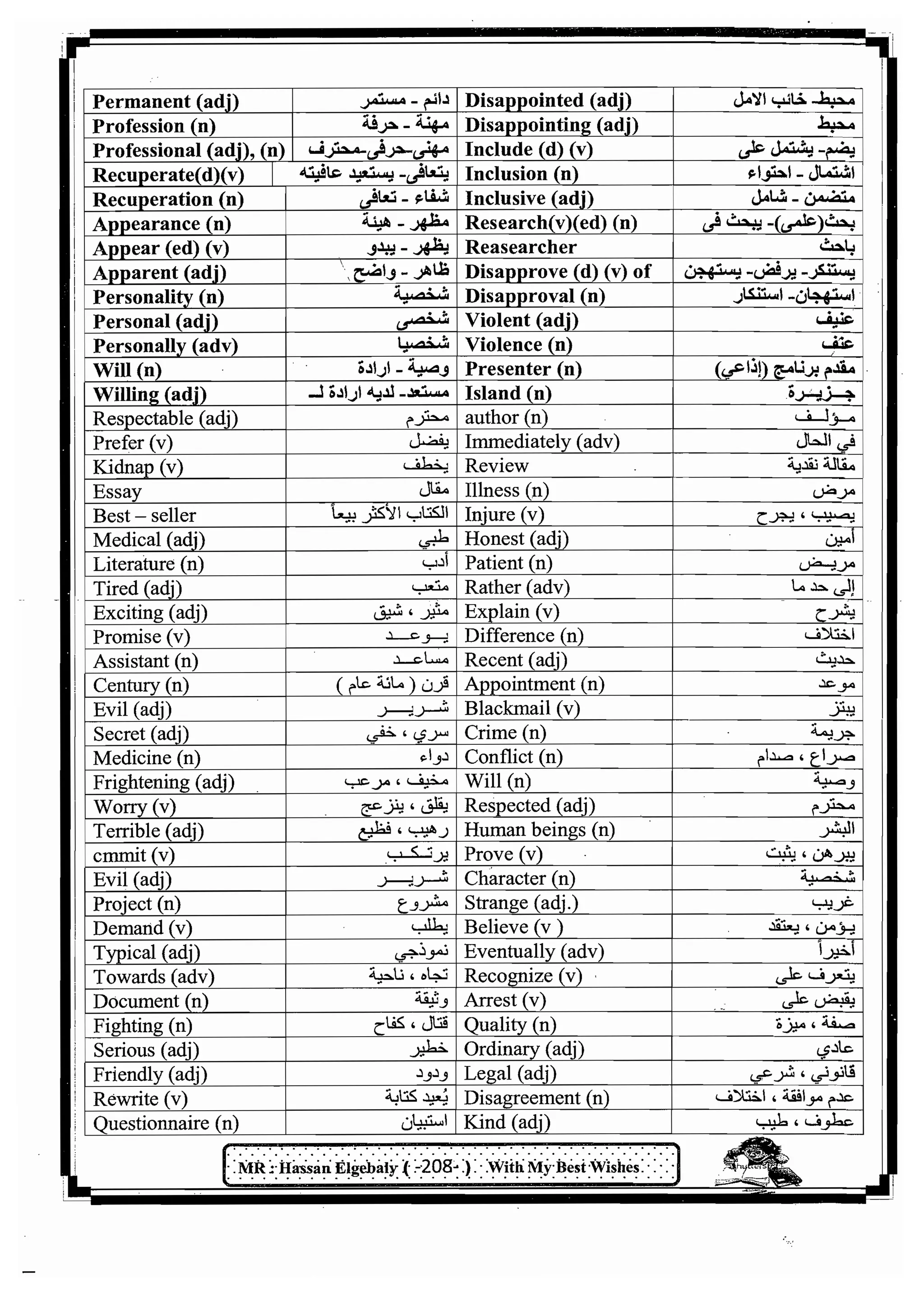 اللغة الانجليزية للثانوية العامة 2017