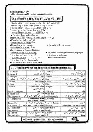 اللغة الانجليزية للثانوية العامة 2017