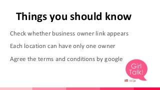 If someone has already
claimed and verified your
business???
 
