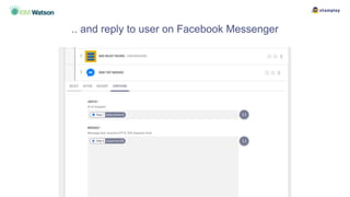 .. and reply to user on Facebook Messenger
 