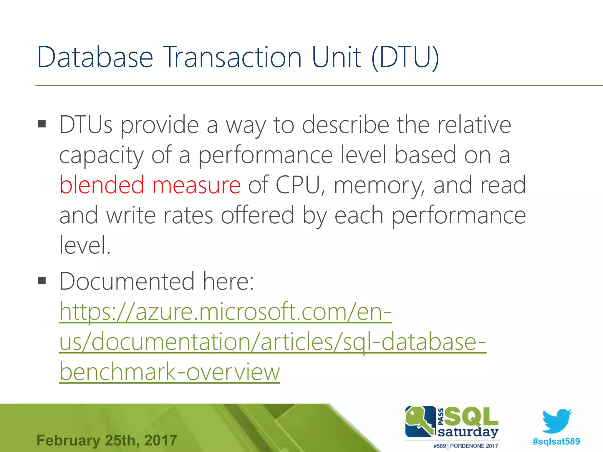 What's new with Azure Sql Database | PPT