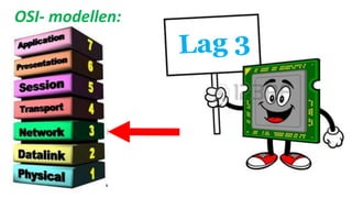 OSI- modellen:
 
