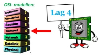 OSI- modellen:
 